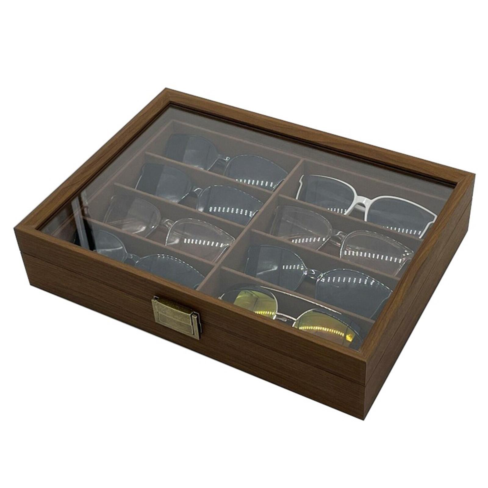 Men Accessories Drawing - Ahşap Güneş Gözlüğü Organizatör Kutusu 8