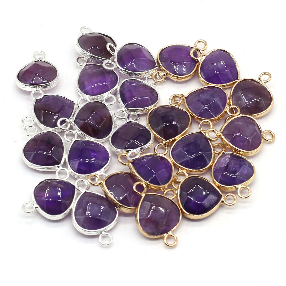 Men Accessories Bracelet - 2 adet Doğal Taş Konnektörler Yağ