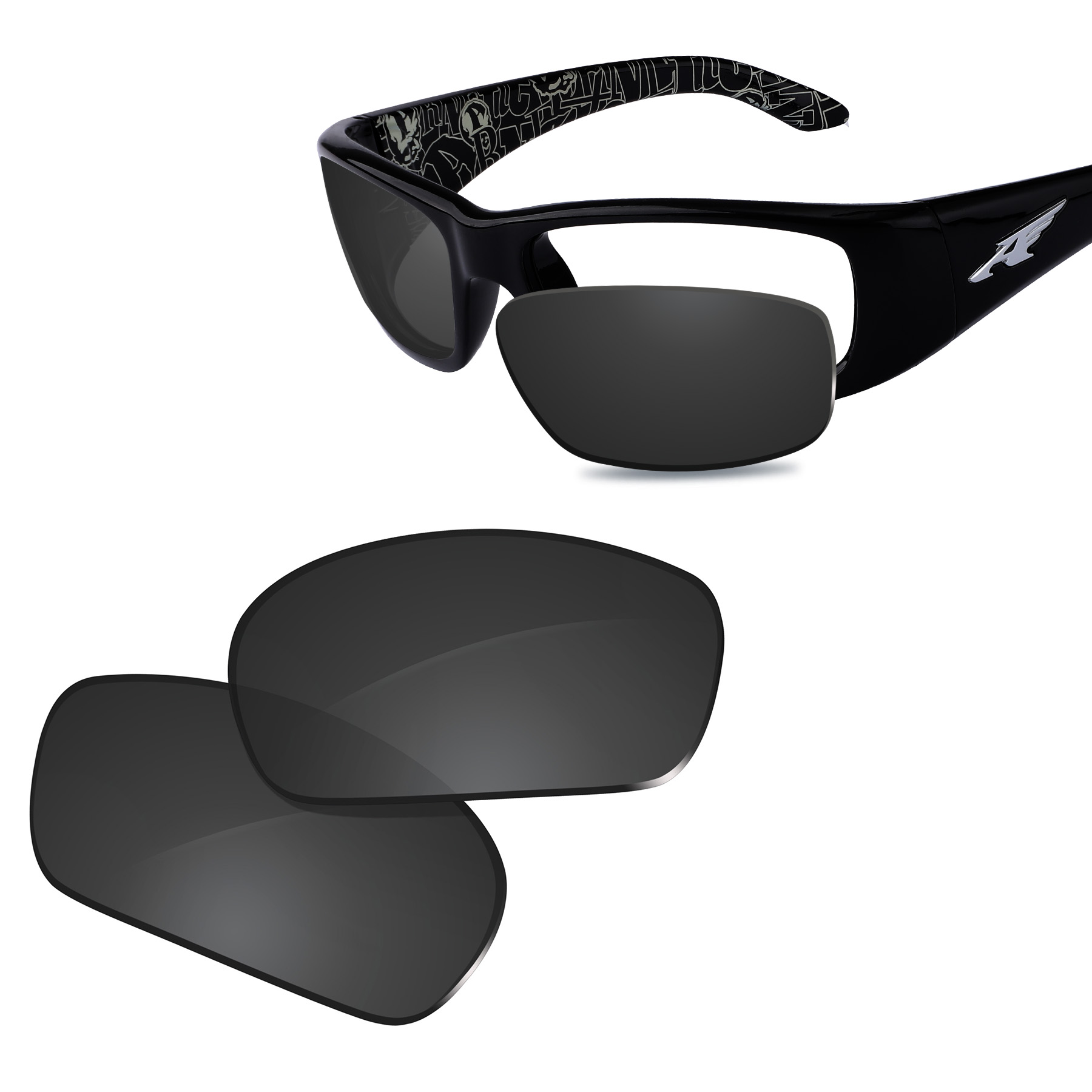 Men Accessories Drawing - Glintbay yeni performans polarize yedek lensler