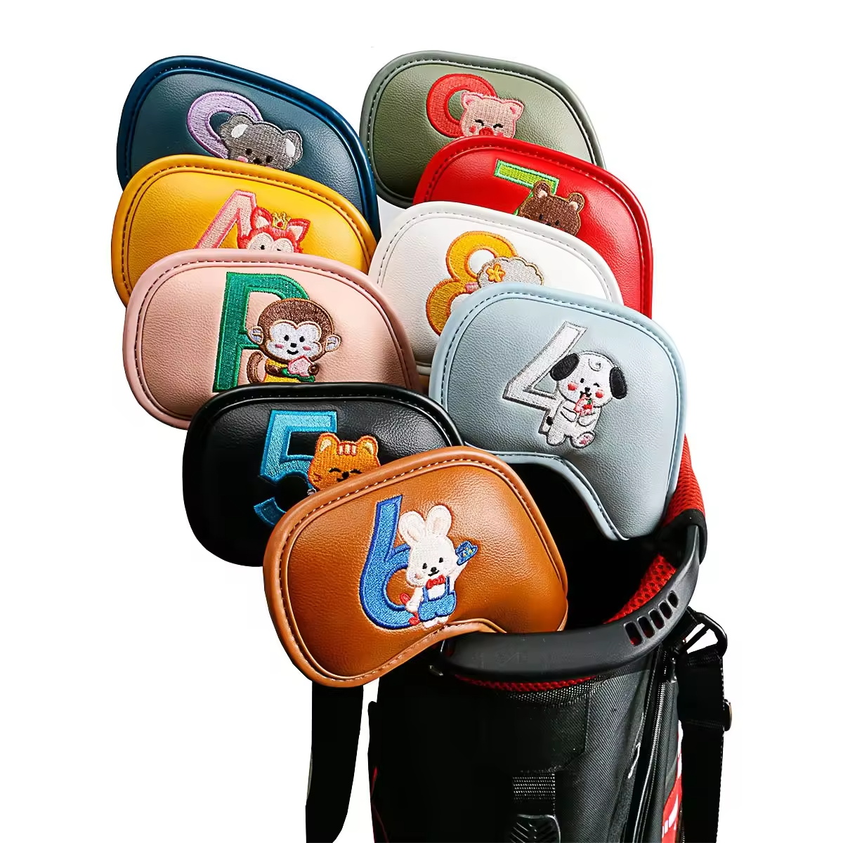 Men'S Accessories Golf - 9 adet sevimli karikatür hayvan Golf