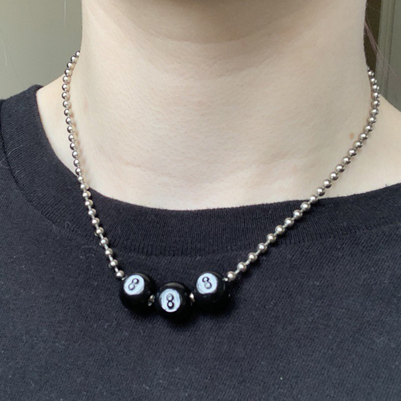 Bts moda Vintage siyah 8 bilar - Men'S Accessories In The 90S incelemesi ve fiyatı