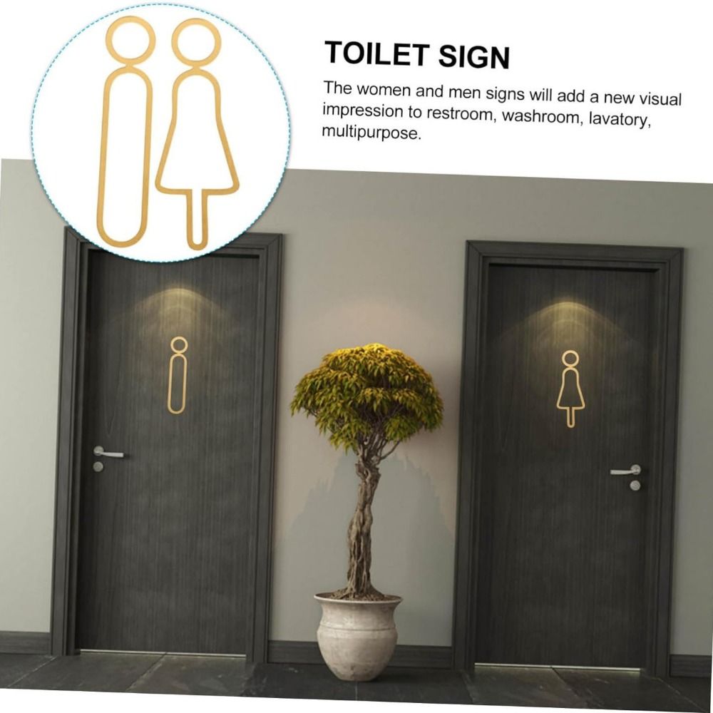 Akrilik Tuvalet Işareti Etiket - Men Accessories Shop incelemesi ve fiyatı