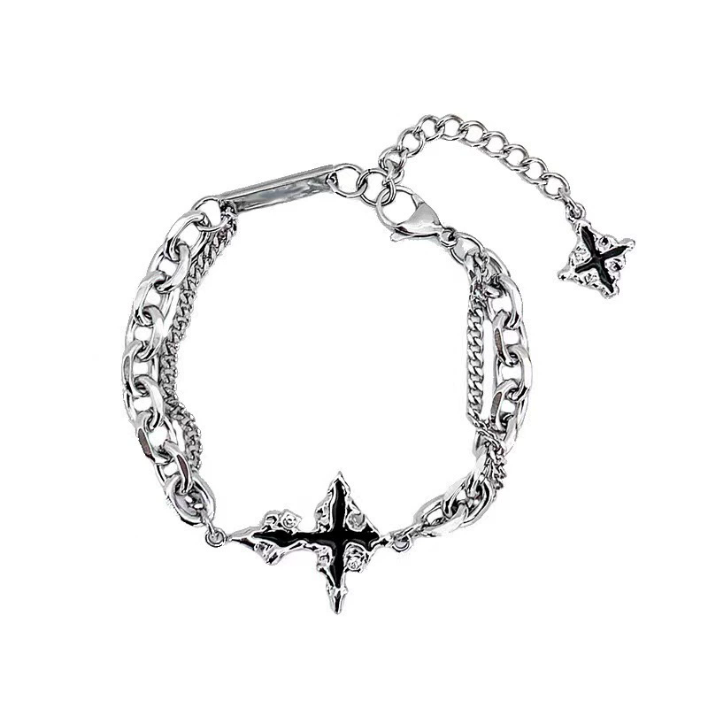 Punk Siyah Haç Kolye Zincirli  - Men'S Accessories In The 90S incelemesi ve fiyatı
