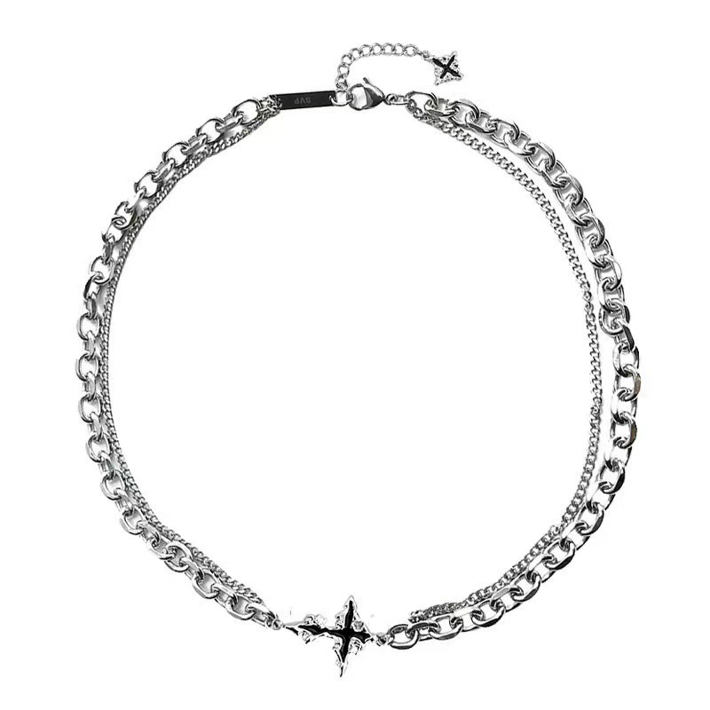 Punk Siyah Haç Kolye Zincirli  - Men'S Accessories In The 90S incelemesi ve fiyatı