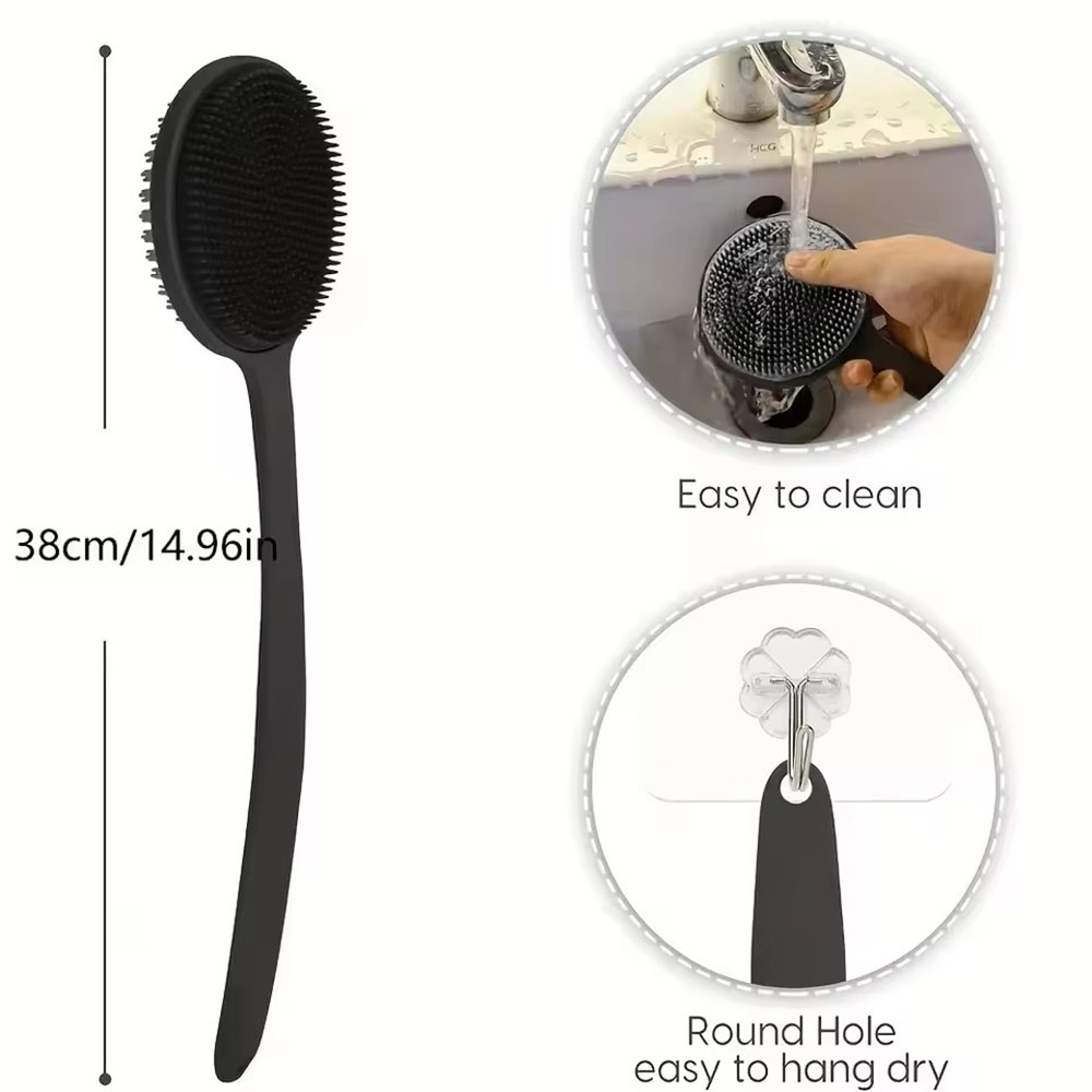 1 adet Silikon Sırt Fırçası Du - Men'S Accessories Types incelemesi ve fiyatı