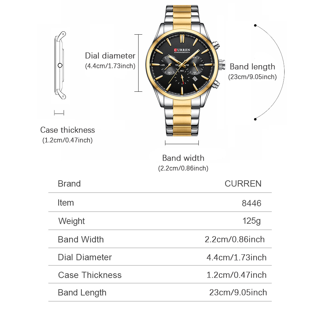 CURREN Casual Kuvars Chrono Sp - Men Accessories Bracelet incelemesi ve fiyatı