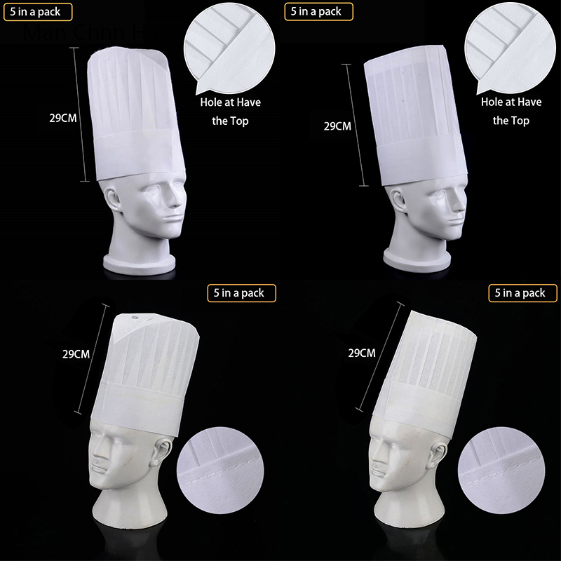 5/10 adet restoran mutfak şapk - Men Accessories Shop incelemesi ve fiyatı