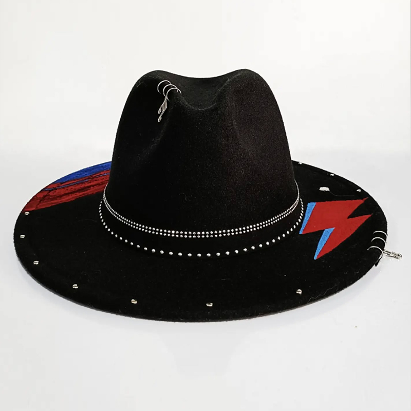 El-dikili fötr şapka caz şapka - Men Accessories Shop incelemesi ve fiyatı