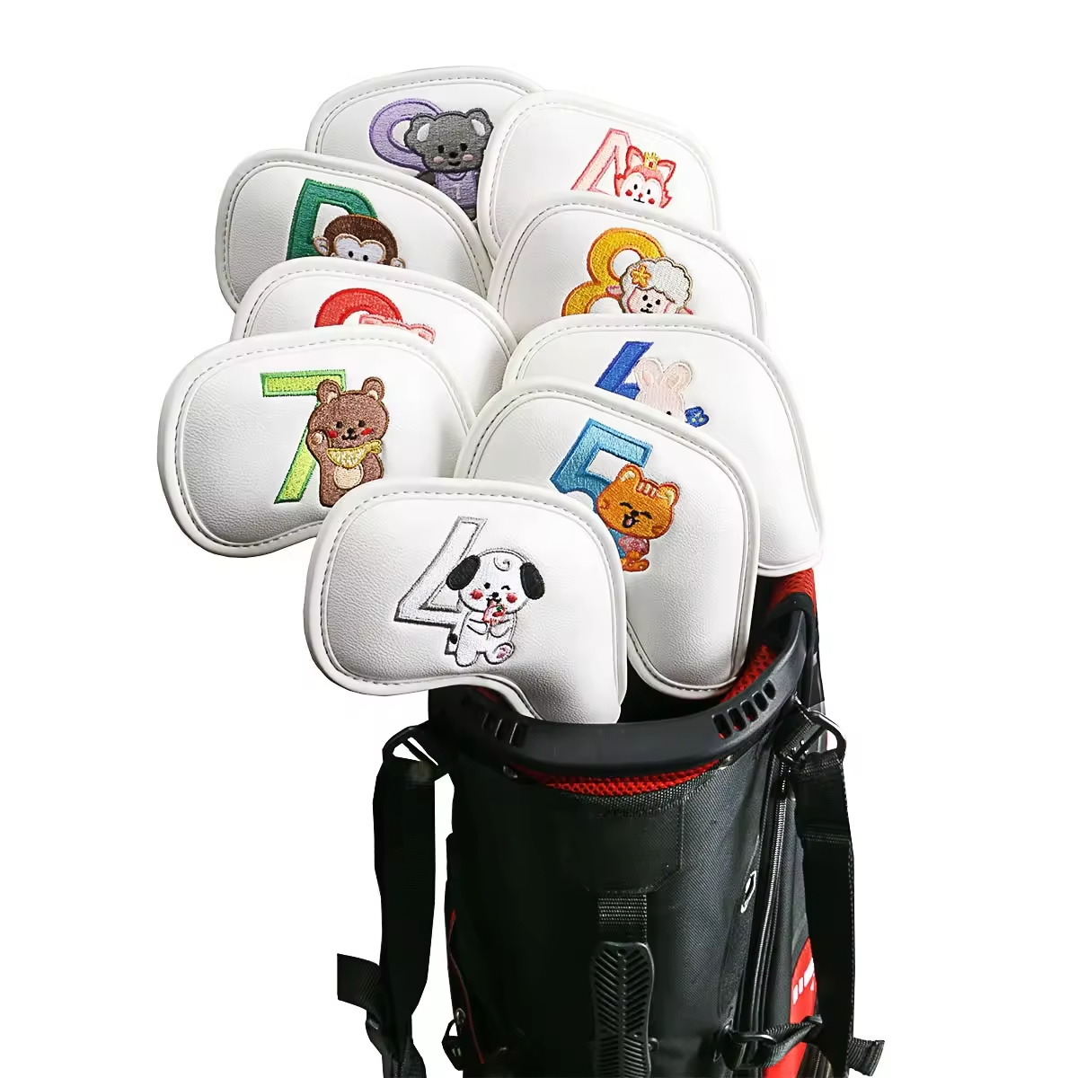 9 adet sevimli karikatür hayva - Men'S Accessories Golf incelemesi ve fiyatı