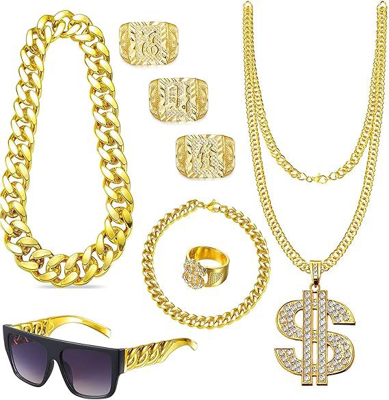 80'ler 90'lar Hip Hop Kostüm A - Men'S Accessories In The 90S incelemesi ve fiyatı